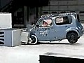 2010 Nissan cube IIHS Frontal Crash Test