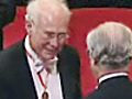 Sir Martin J. Evans receives his Nobel Prize