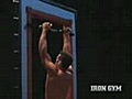 Iron Gym Pull Up Bar - As Seen On Tv at MegaFitness.com