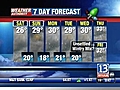 VIDEO: 13 WHAM Weather Authority Forecast,  12/18/09 Evening, Overnight, 7-Day