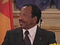 Reportage: le président Paul Biya en France Juillet 2009