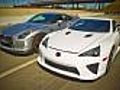 Drag Race: 2012 Lexus LFA vs Nissan GT-R Video