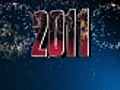 New year 2011 background