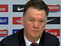 Louis van Gaal und Robin Dutt vor der Presse