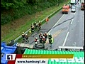 LKW blockiert A7