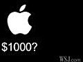 digits: Could Apple Stock Hit $1000?