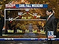 VIDEO: 13 WHAM Weather Authority Forecast,  Evening, Overnight, Halloween 10-27-09