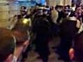 Chelsea Fans Fight With Riot Police