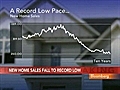 Home Sales Fall to Record Low