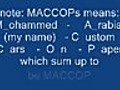 Maccop