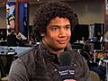 Josh Freeman at Super Bowl XLV