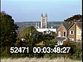 CHRIST CHURCH CATHEDRAL & HOUSES - CANTERBURY,  ENGLAND