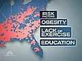 Diabetes belt stretches across South