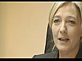 Marine Le Pen : changement de ton !