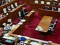 立會一度休會處理詹培忠拒收回言論事件