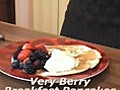 Whey Protein Pancake Recipe - Very Berry Breakfast Pancakes