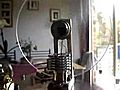 HOME MADE STIRLING ENGINE RUNING ON BOILING WATER VERY FAST