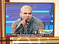 Chris Brown loses his cool during interview