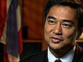 Thai PM,  Abhisit Vejjajiva, warns against Thaksin return