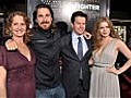 Mark Wahlberg and Christian Bale attend The Fighter premiere