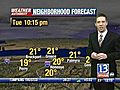 VIDEO: 13WHAM Weather Authority Noon Forecast 01/12/2010