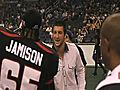 Tim Tebow at Orlando Predators game