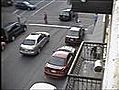CCTV.Car accident.