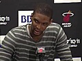 Chris Bosh talks about winning two games in a row