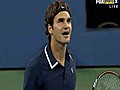 Federer advances to the semi-finals