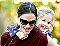 Jen Garner Takes Violet out for the Day