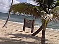 Royalty Free Stock Video SD Footage Zoom Out From Ft. Lauderdale Beach Sign