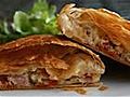 Ham,  Tomato and Ricotta Calzones