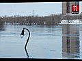 Flooded Fargo street