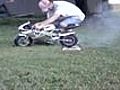 Pocket Bike Burnout