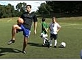 Soccer Drills for Kids - First Touch with the Inner Thigh