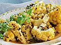 Cauliflower with Ginger and Cilantro