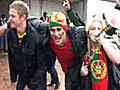 Portugal fans ecstatic after 7-0 win