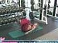 Lady Of America Reverse Crunch Exercises: Heel Presses With Reverse Crunch
