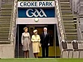 Queen Elizabeth visits Croke Park