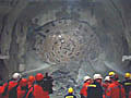 Joyous Swiss hail longest tunnel breakthrough