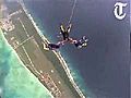 Sky-diving the Islands