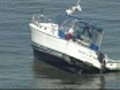 Boat runs aground in Boston Harbor