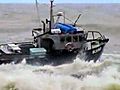 On Camera: High Surf Engulfs Fishing Boats