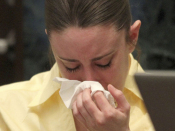 Casey Anthony cries during closing arguments