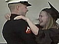 NBC TODAY Show - Marine Surprises Sis at Graduation