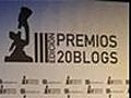 Entrega de los Premios 20blogs