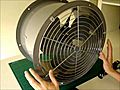 Solar Power Omicron Industrial Ventilation Fan