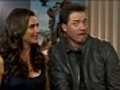 Brendan Fraser and Brooke Shields of &#039;Furry Vengeance&#039; on NECN