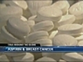 Aspirin may help breast cancer survivors cut recurrence risk