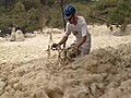 9RAW: Foam engulfs Gold Coast beaches